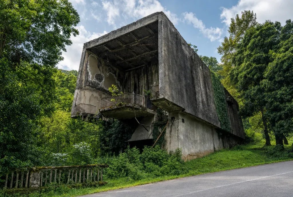 Верхняя станция Ткварчельской канатной дороги — фото 7
